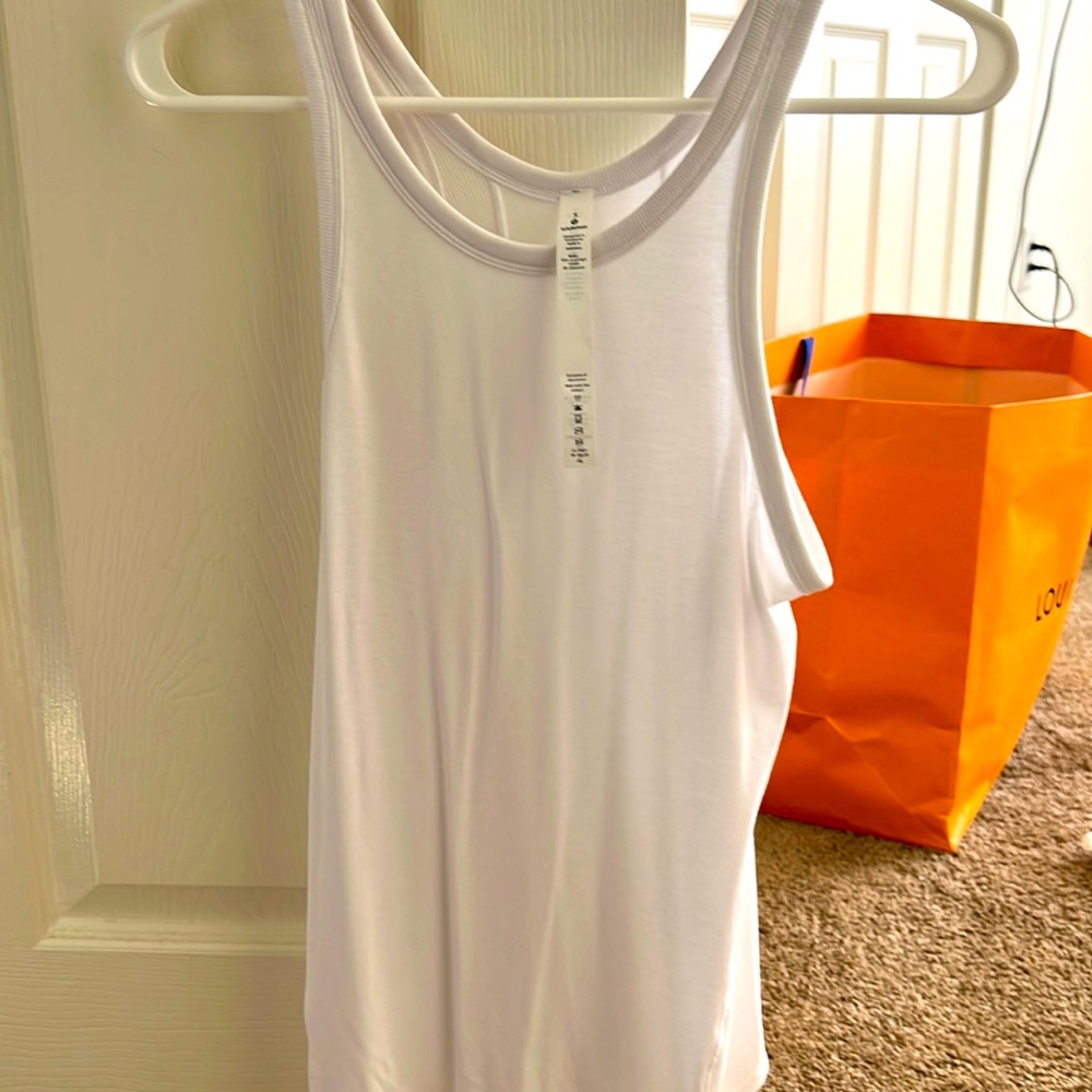 Lululemon white tank